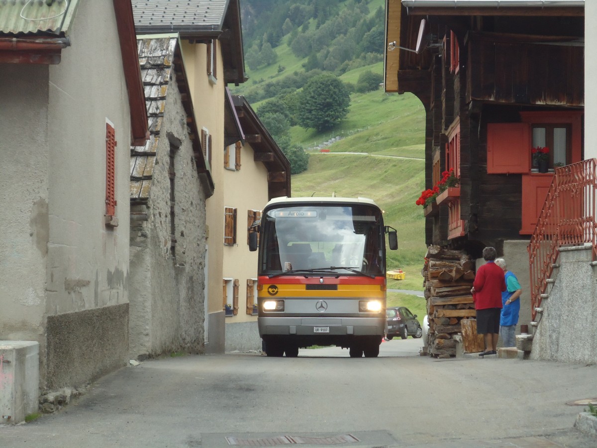 (140'325) - Mattli, Wassen - UR 9107 - Mercedes am 1. Juli 2012 in Villa Bedretto