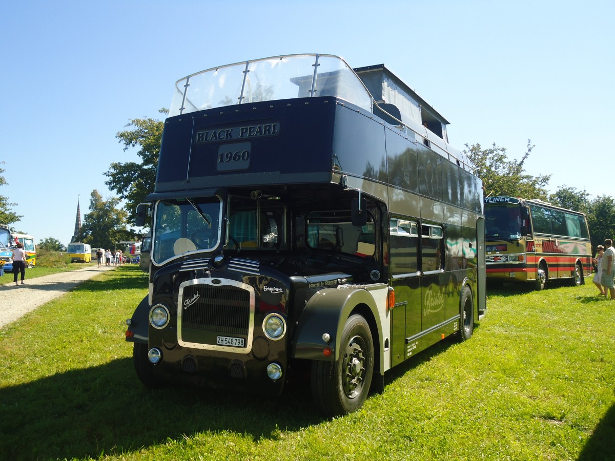 (141'181) - Londag, Bassersdorf - ZH 548'798 - Bristol (ex Londonbus) am 18. August 2012 in Affeltragen, Kreuzegg