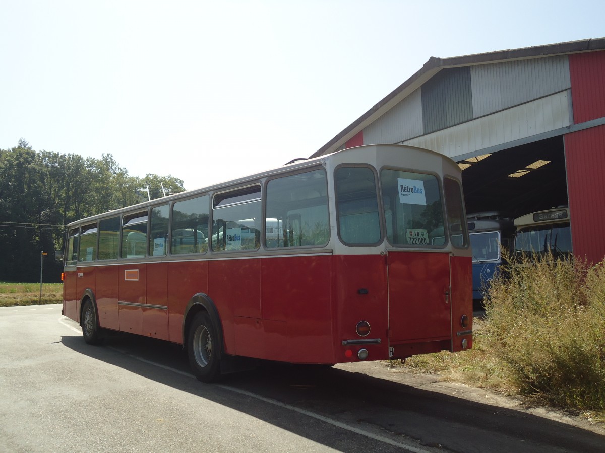 (141'296) - Zivilschutz, Winterthur (Rtrobus) - Nr. 254/VD 722'000 - Volvo/Tscher (ex WV Winterthur Nr. 254) am 19. August 2012 in Yvonand, Halle TVS