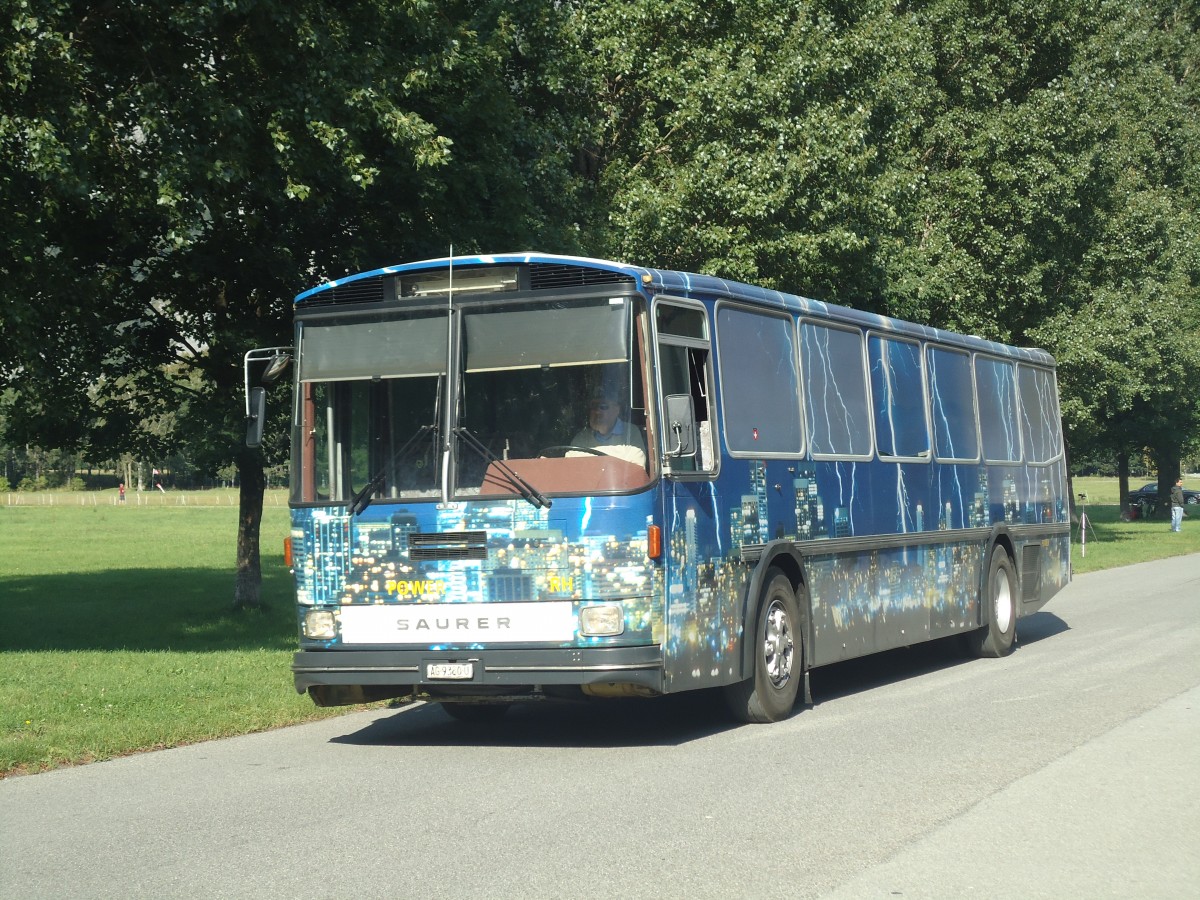 (141'671) - Gloor, Staufen - AG 9380 U - Saurer/Hess (ex ALMAT, Tagelswangen; ex P 26'516) am 15. September 2012 in Chur, Waffenplatz