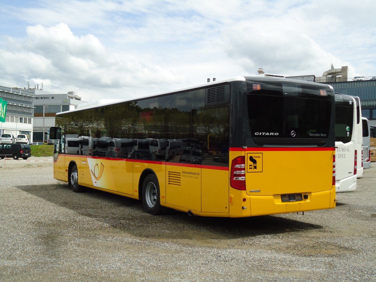 (144'002) - SB Trans, Sursee - Nr. 1 - Mercedes am 9. Mai 2013 in Kloten, EvoBus