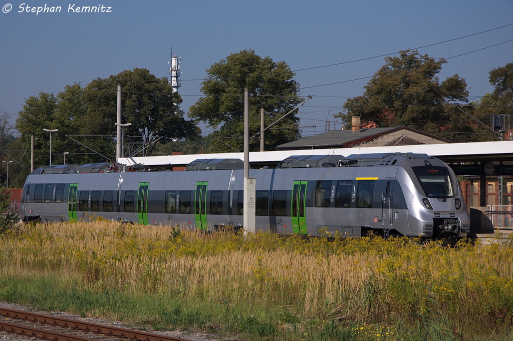 1442 112-7 S-Bahn Mitteldeutschland war auf einer Probefahrt unterwegs gewesen und machte in Rathenow eine Pause und fuhr wenig sp�ter wieder zur�ck. 06.09.2013