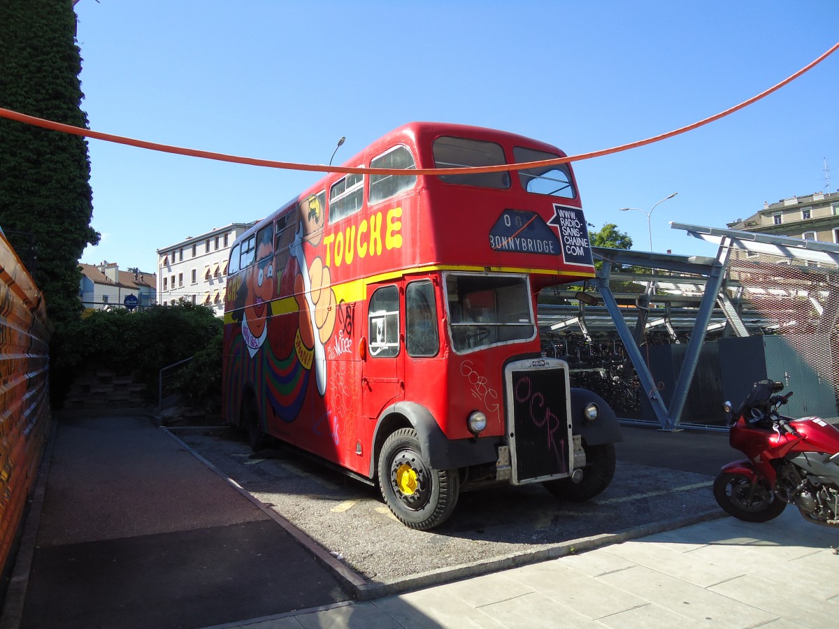 (144'763) - Car Touche, Genve - Leyland (ex Londonbus) am 27. Mai 2013 beim Bahnhof Genve