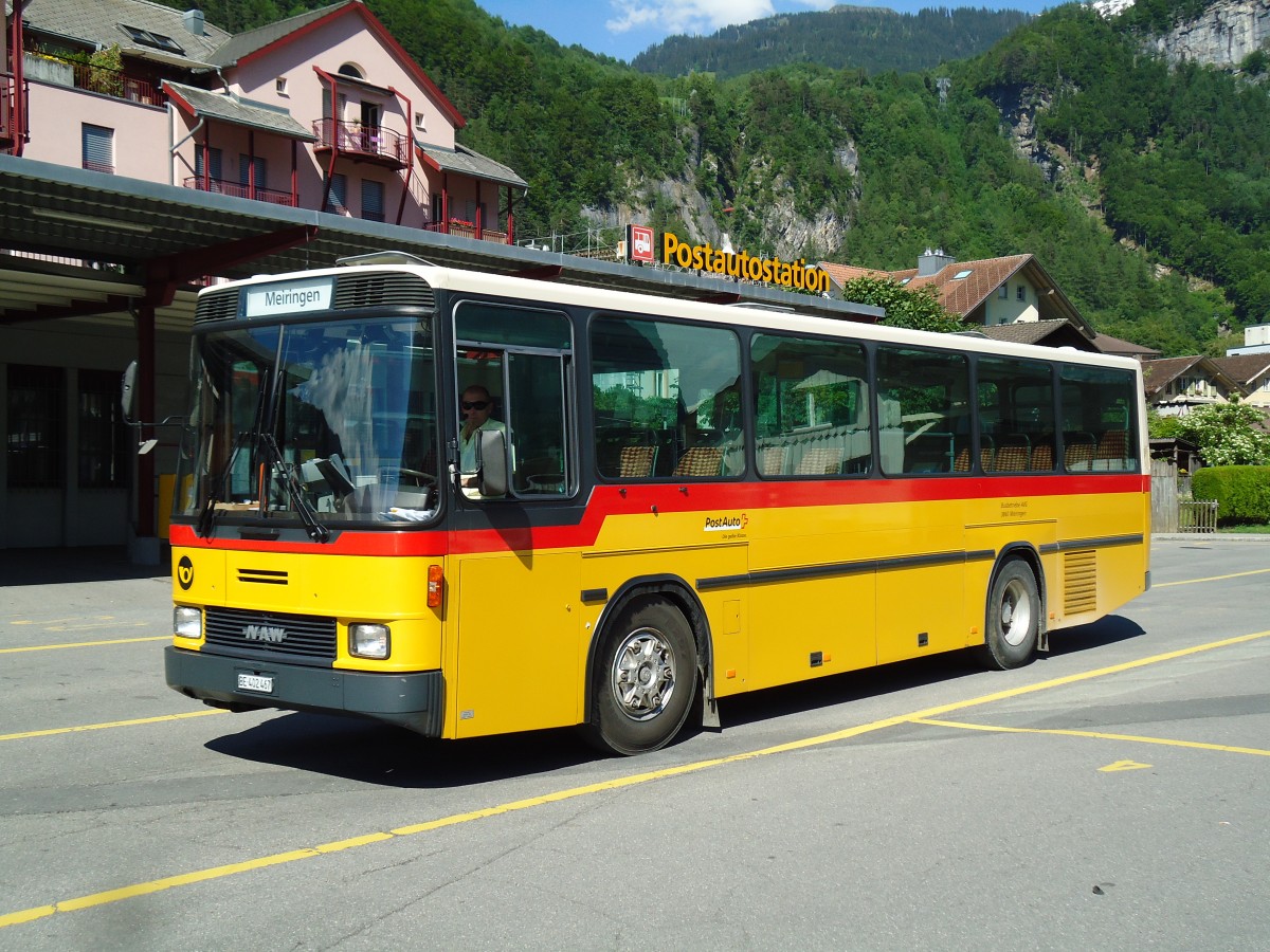 (145'148) - AVG Meiringen - Nr. 67/BE 402'467 - NAW/Hess (ex P 24'453) am 16. Juni 2013 in Meiringen, Postautostation