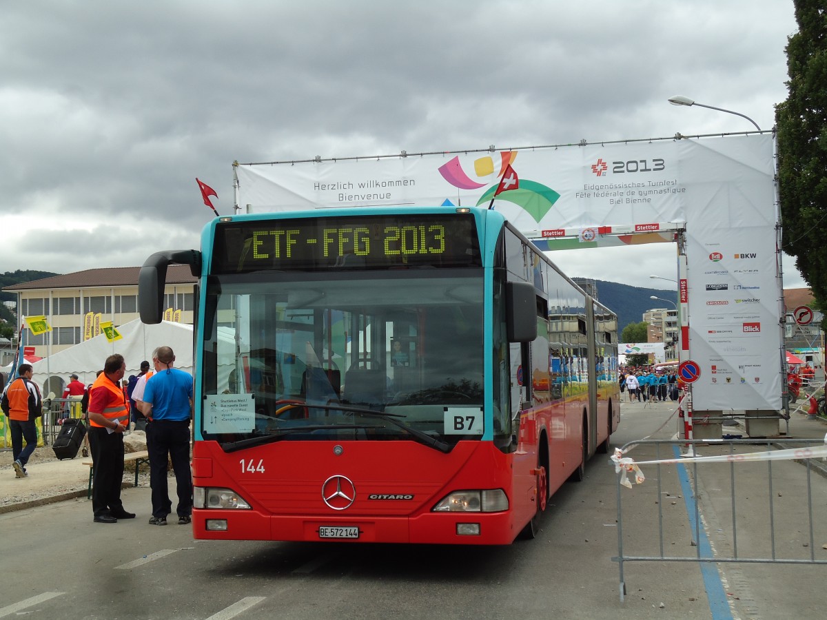 (145'455) - VB Biel - Nr. 144/BE 572'144 - Mercedes am 23. Juni 2013 in Nidau, ETF