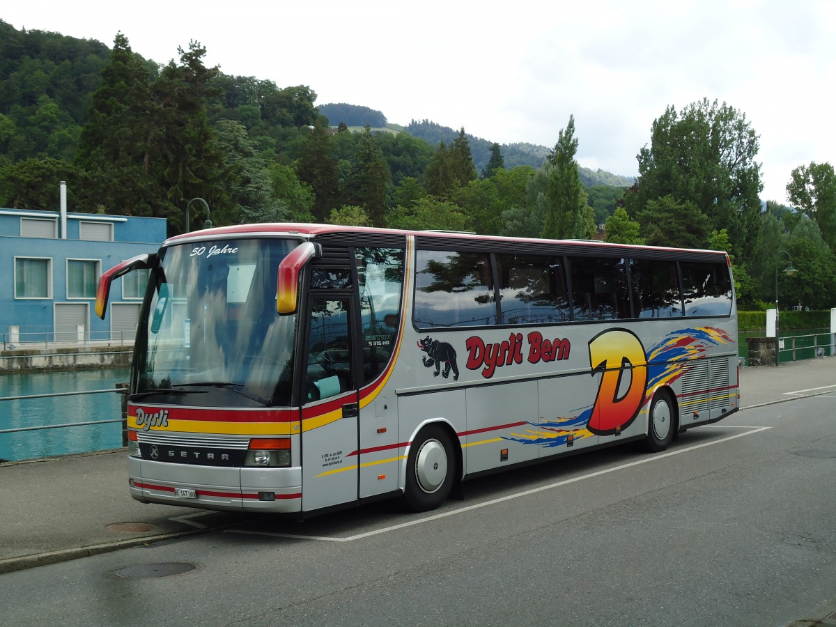 (145'494) - Dysli, Bern - Nr. 25/BE 147'160 - Setra (ex Nvermann, D-Mettmann) am 26. Juni 2013 bei der Schifflndte Thun