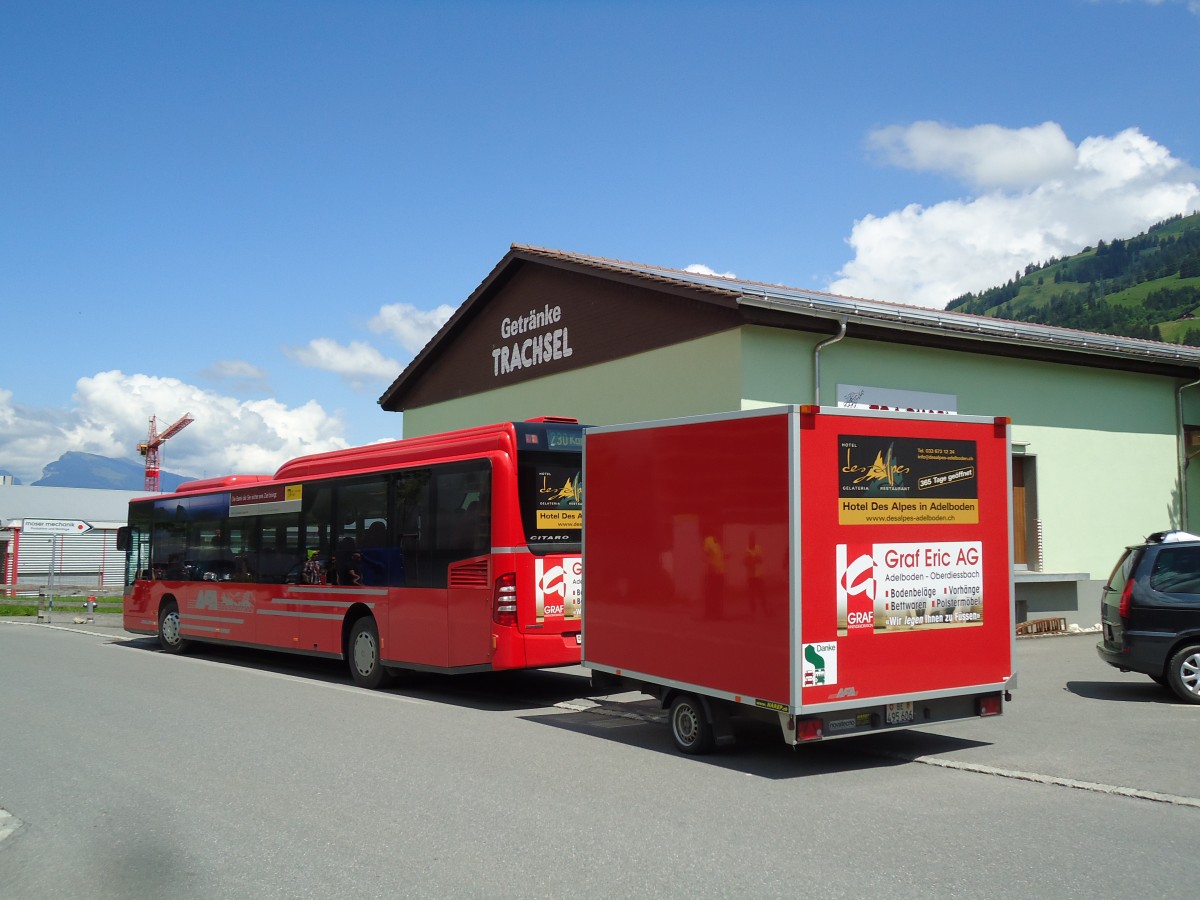 (145'561) - AFA Adelboden - Nr. 95/BE 26'774 - Mercedes am 30. Juni 2013 in Frutigen, 100 Jahre BLS