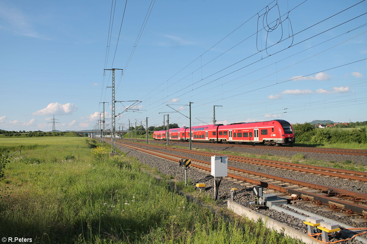 1462 532 als RE 14 4992 N�rnberg - Saalfeld bei Ebensfeld. 20.05.24