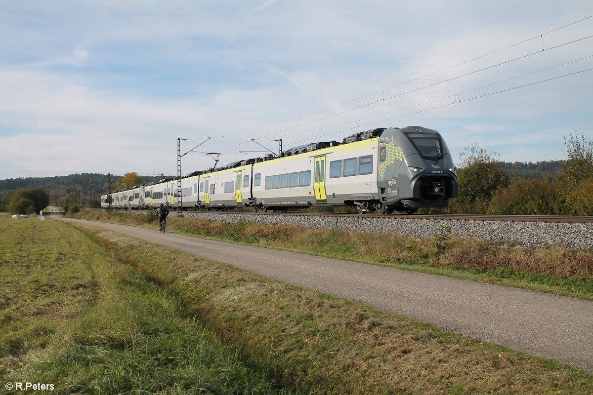 1463 212-9 + 1463 211-1 als RE50 63069 Nürnberg nach Plattling bei Pölling. 17.10.24