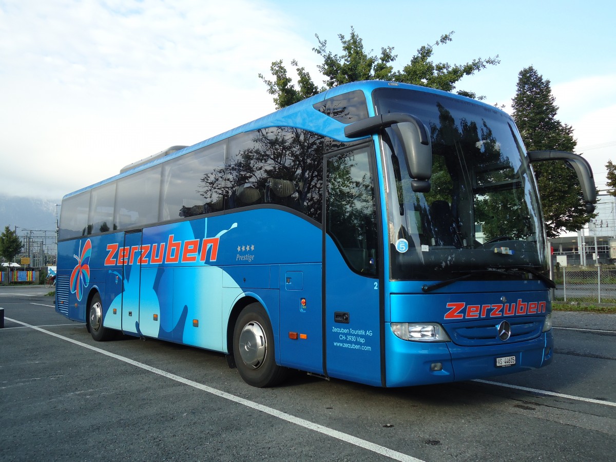 (146'541) - Zerzuben, Visp-Eyholz - Nr. 2/VS 44'605 - Mercedes am 29. August 2013 in Thun, Seestrasse