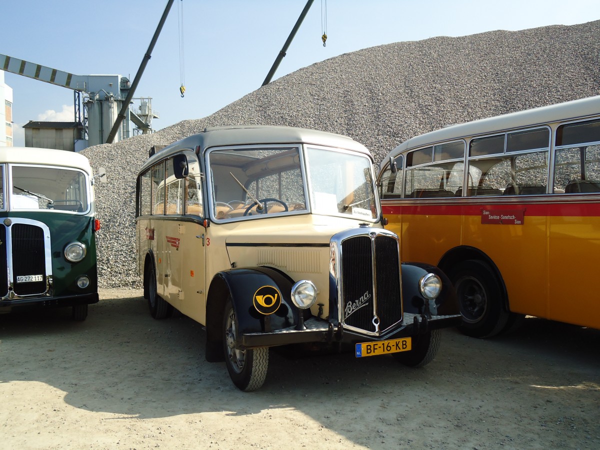 (146'548) - Aus Holland: SVA Dordrecht - Nr. 3/BF-16-KB - Berna/FHS (ex Graf, Bleiken; ex P 20'201) am 31. August 2013 in Niederbipp, Saurertreffen