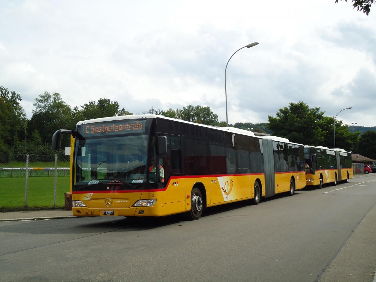 (146'890) - Steiner, Ortschwaben - Nr. 3/BE 43'880 - Mercedes am 1. September 2013 in Burgdorf, ESAF