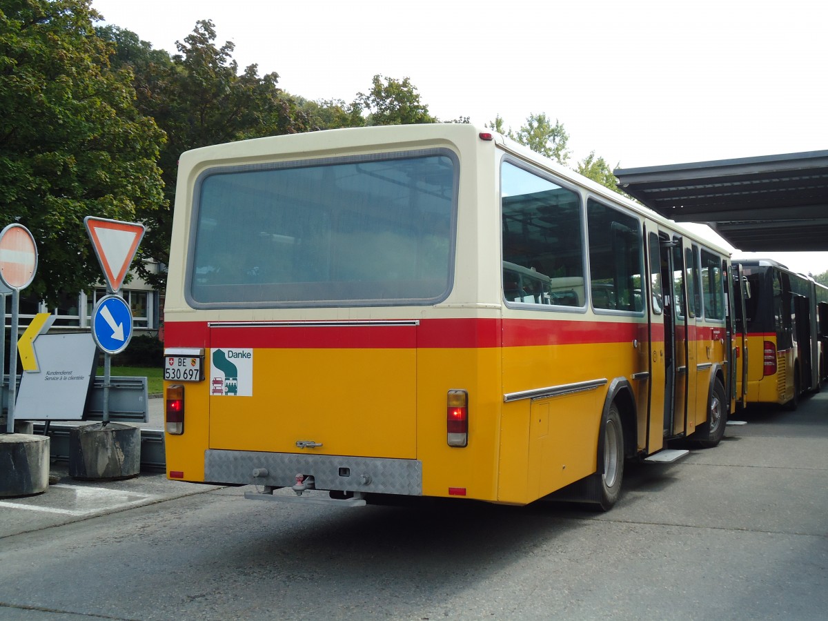 (146'931) - Wegmller, Bern - Nr. 12/BE 530'697 - FBW/Tscher (ex Grob, Glattfelden; ex FBW-Club, Mnnedorf; ex Merkli&Solioz, Wetzikon; ex Stutz, Oberlunkhofen Nr. 12) am 1. September 2013 in Burgdorf, AMP