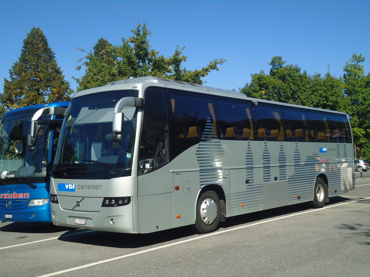 (147'357) - VBL Luzern - Nr. 802/LU 15'029 - Volvo am 23. September 2013 in Thun, Seestrasse