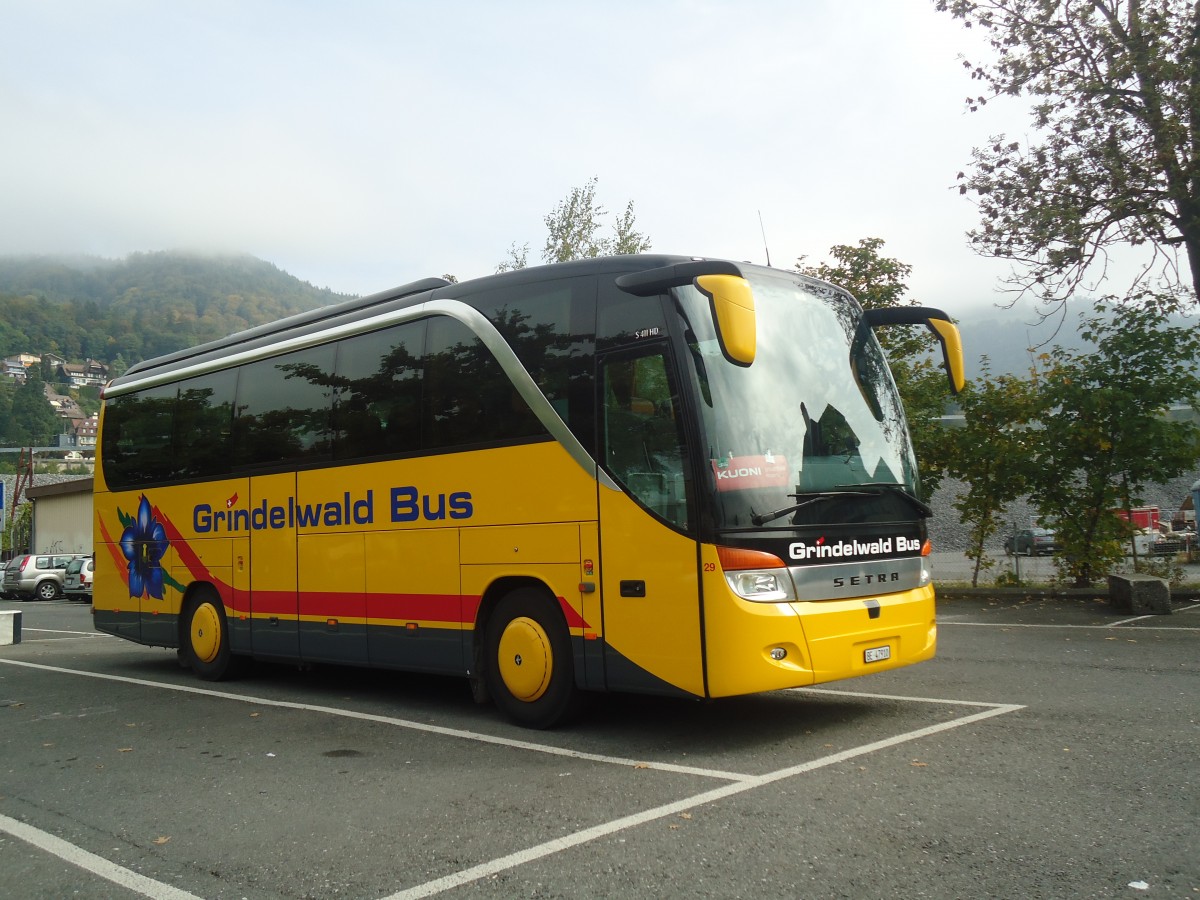 (147'459) - AVG Grindelwald - Nr. 29/BE 47'910 - Setra am 3. Oktober 2013 in Thun, Seestrasse