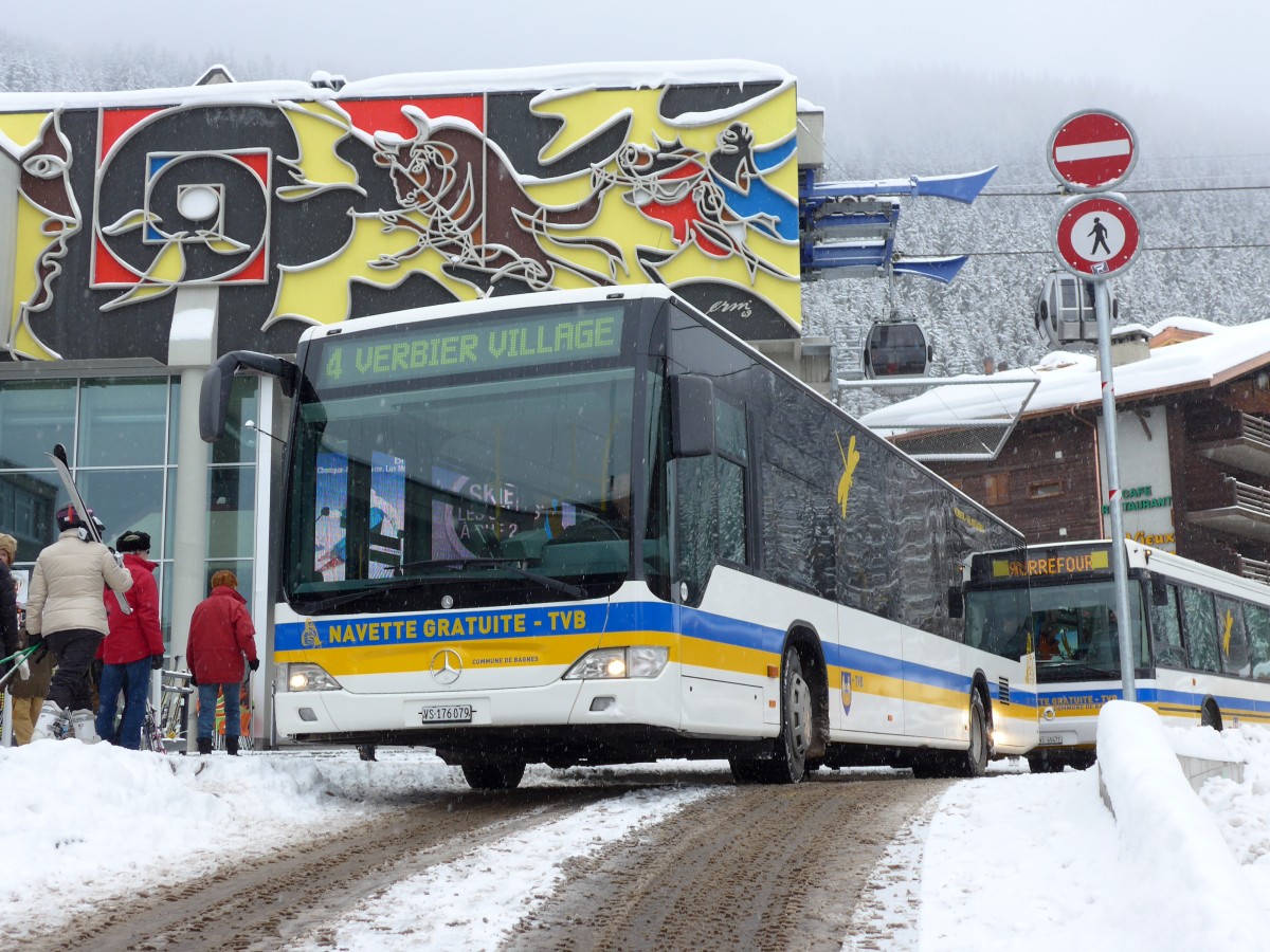 (148'725) - TMR Martigny - Nr. 101/VS 176'079 - Mercedes am 2. Februar 2014 in Verbir, Mdran