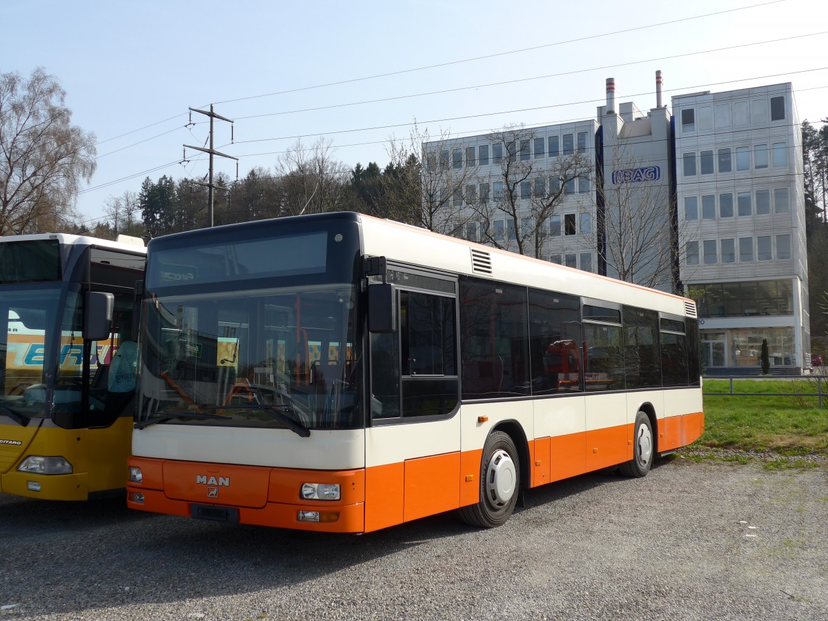 (149'536) - RBS Worblaufen - MAN am 31. Mrz 2014 in Kloten, EvoBus