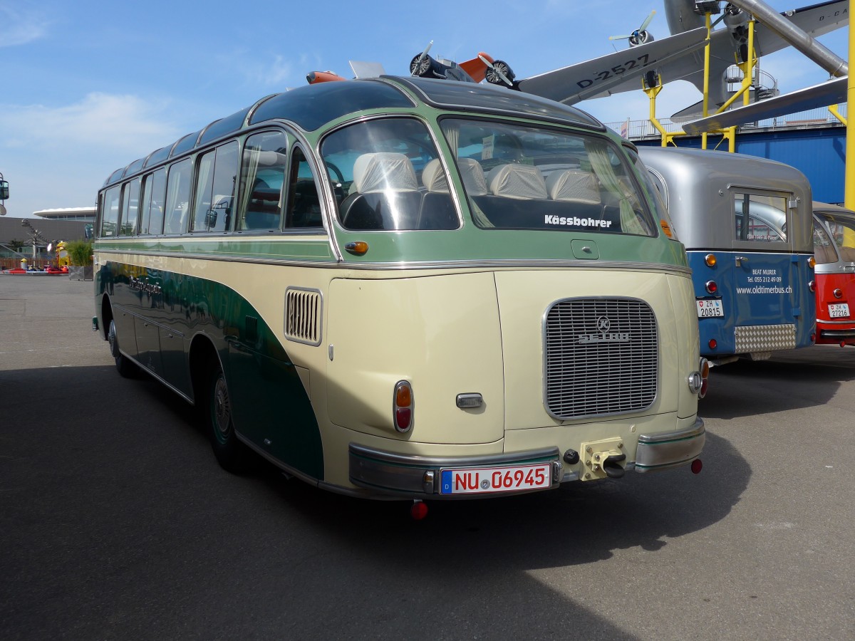 (149'796) - Setra Veteranen-Club, Bad Windsheim - NU 06'945 - Setra am 25. April 2014 in Sinsheim, Museum