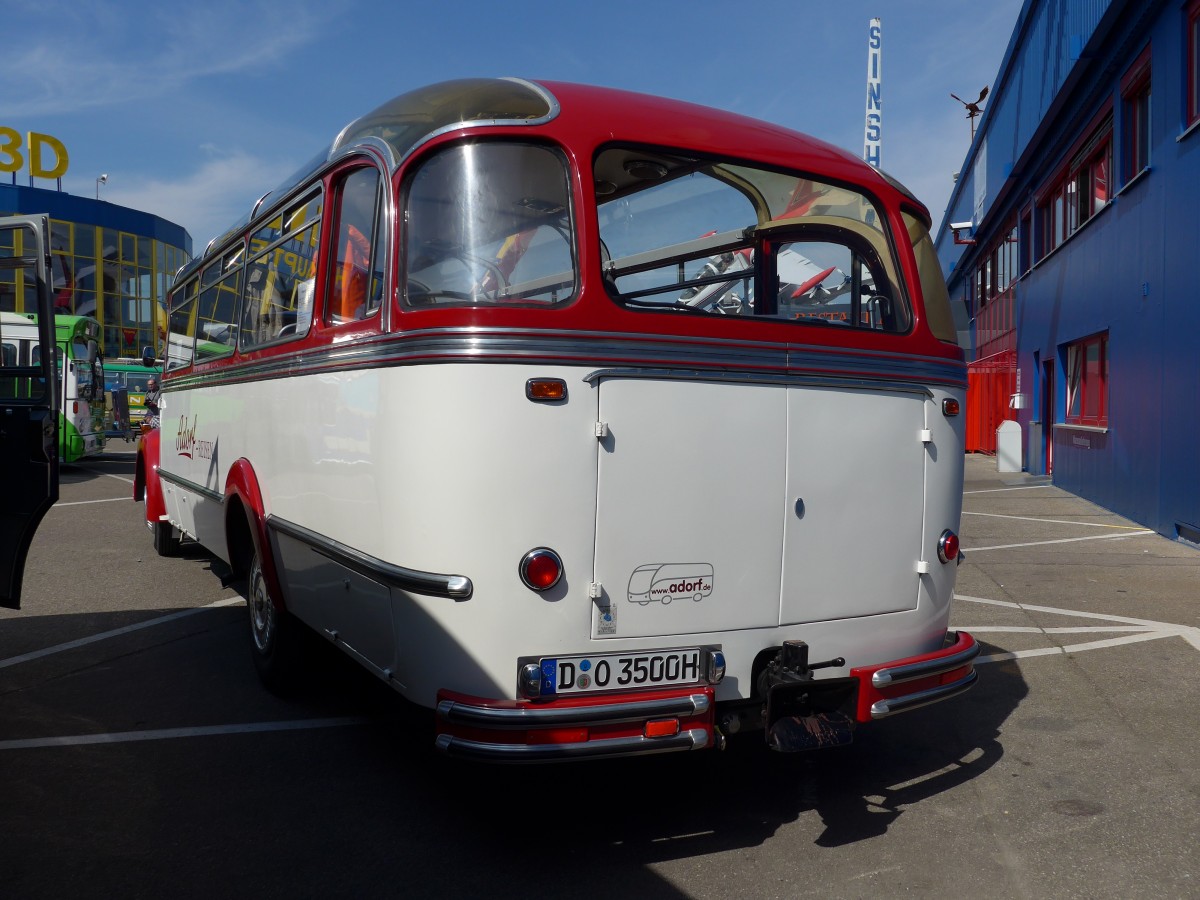 (149'842) - Adorf-Reisen, Dsseldorf - D-O 3500H - Magirus-Deutz am 25. April 2014 in Sinsheim, Museum