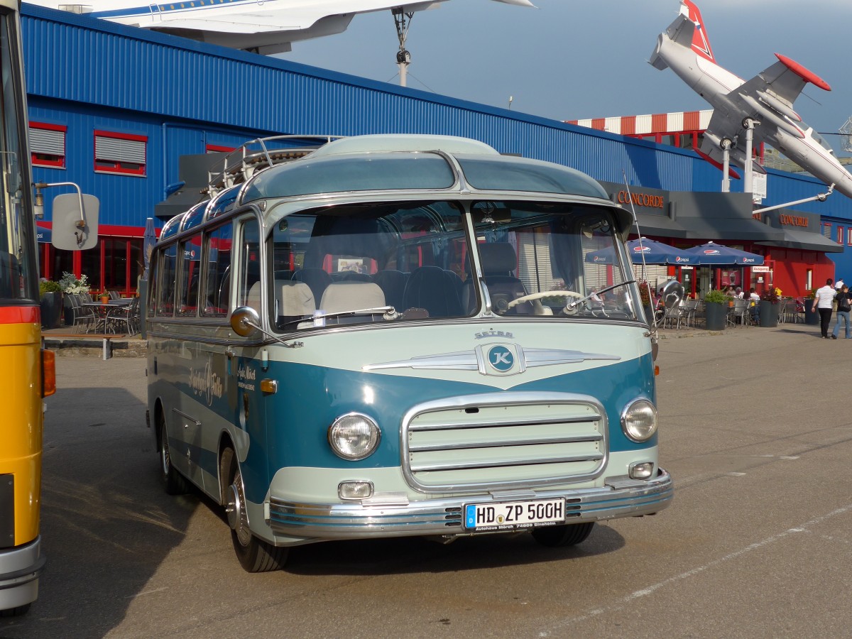 (150'114) - Mrch, Sinsheim - HD-ZP 500H - Setra am 25. April 2014 in Sinsheim, Museum