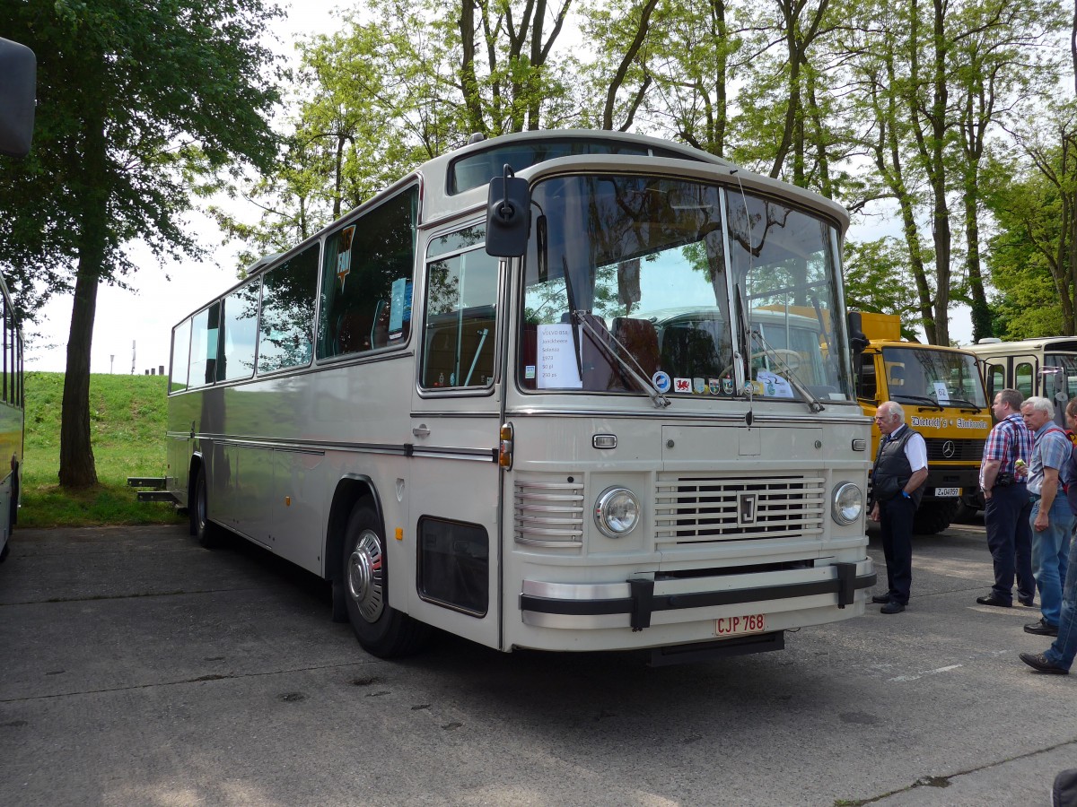 (150'213) - Aus Belgien: De Zigeuner, Diepenbeek - CJP-768 - Volvo/Jonkheere am 26. April 2014 in Speyer, Technik-Museum