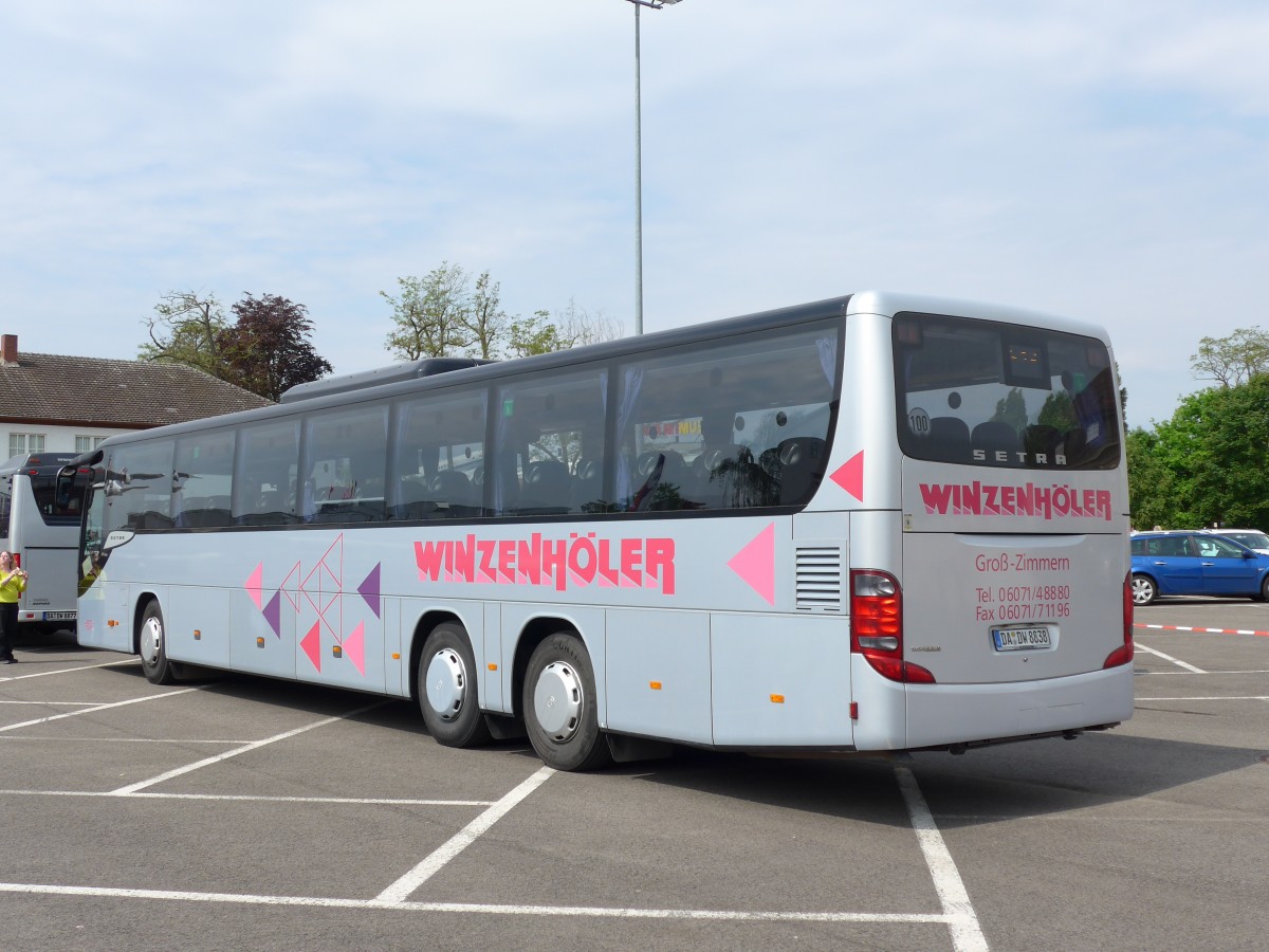 (150'298) - Winzenhler, Gross-Zimmern - DA-DW 8838 - Setra am 26. April 2014 in Speyer, Technik-Museum