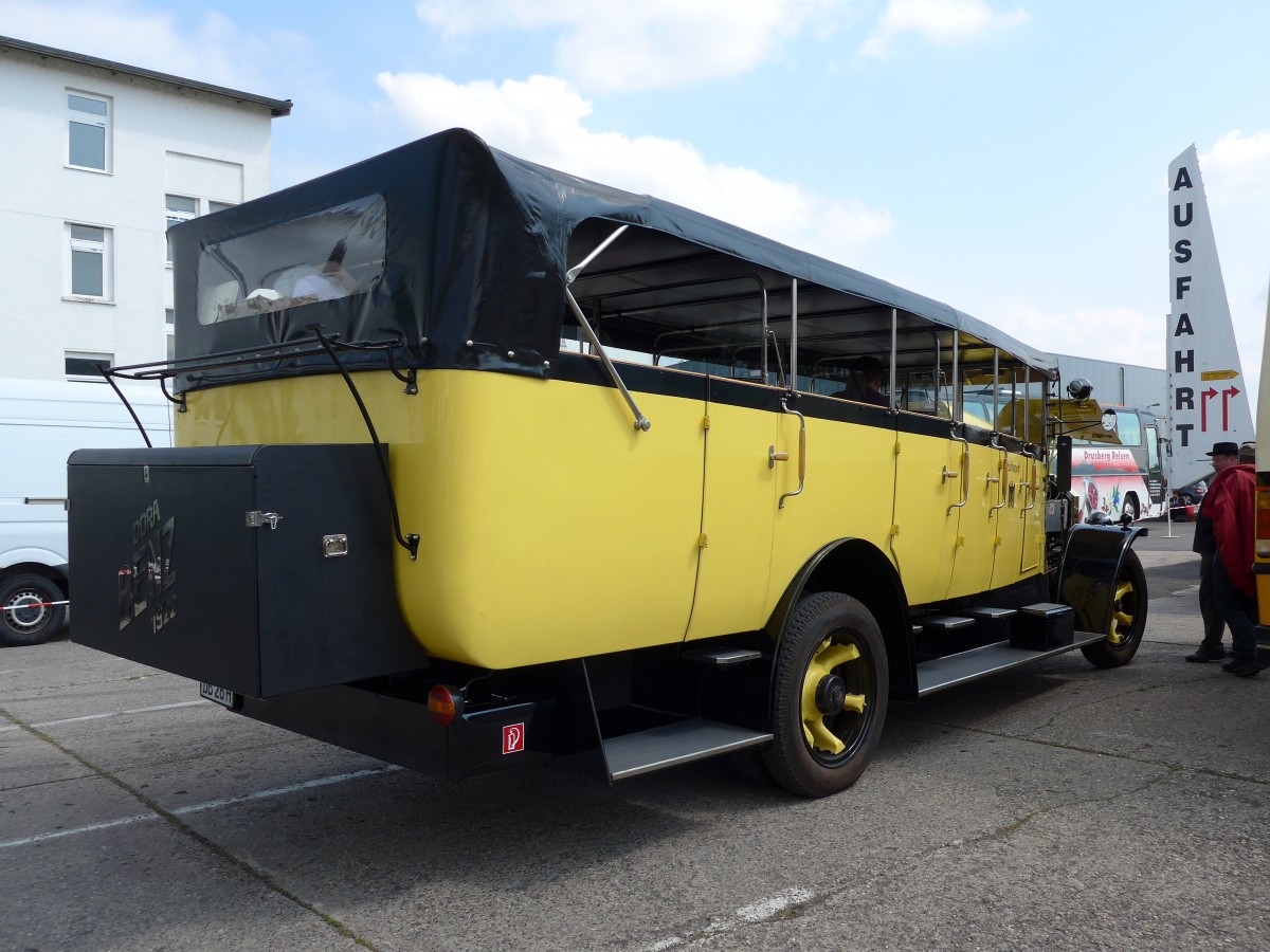 (150'426) - Wolf, Bad Drkheim - DW-DB 26H - Benz/Gaggenau (ex Deutsche Reichspost; eX Feuerwehrfahrzeug/DDR) am 26. April 2014 in Speyer, Technik-Museum