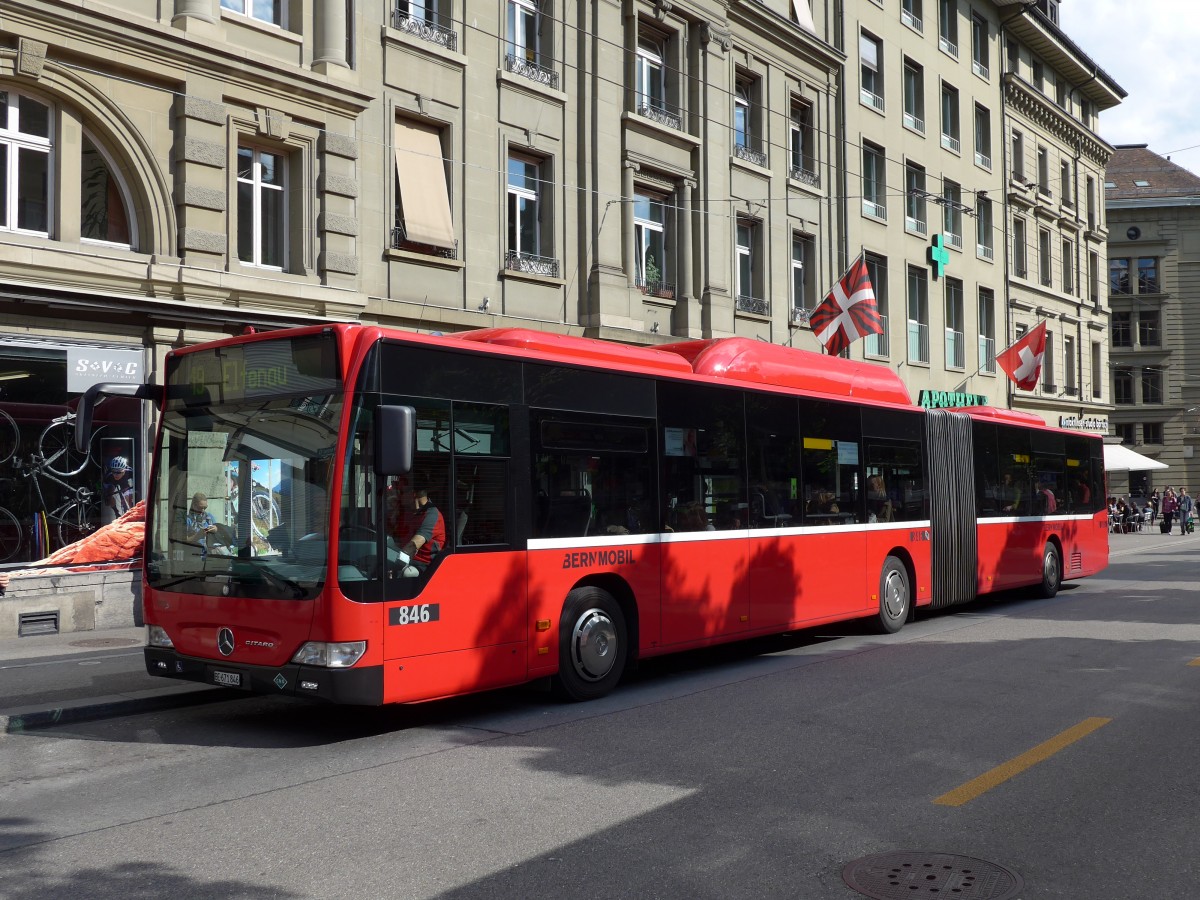 (150'962) - Bernmobil, Bern - Nr. 846/BE 671'846 - Mercedes am 28. Mai 2014 in Bern, Hirschengraben