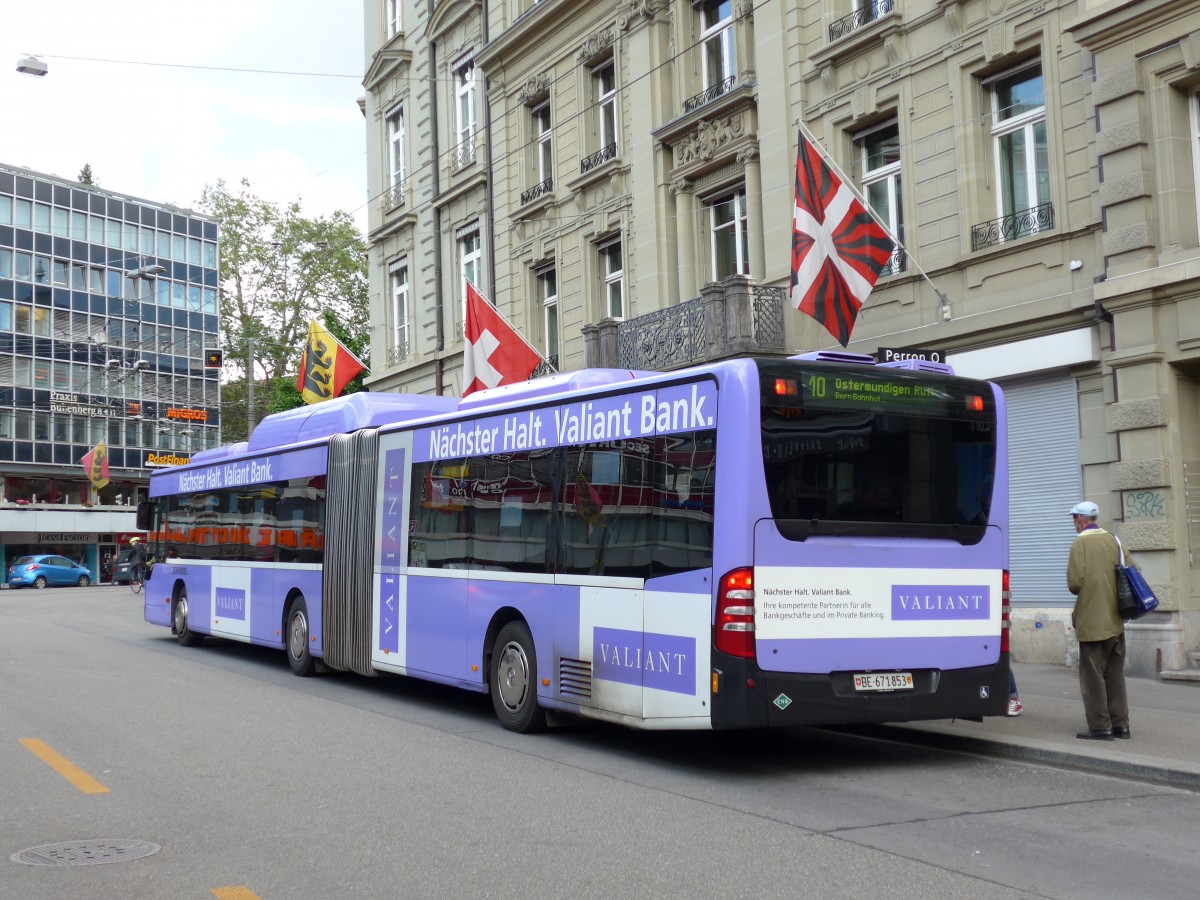 (150'967) - Bernmobil, Bern - Nr. 853/BE 671'853 - Mercedes am 28. Mai 2014 in Bern, Hirschengraben