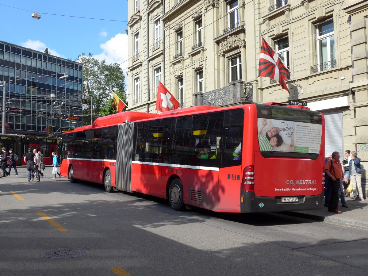 (150'974) - Bernmobil, Bern - Nr. 841/BE 671'841 - Mercedes am 28. Mai 2014 in Bern, Hirschengraben