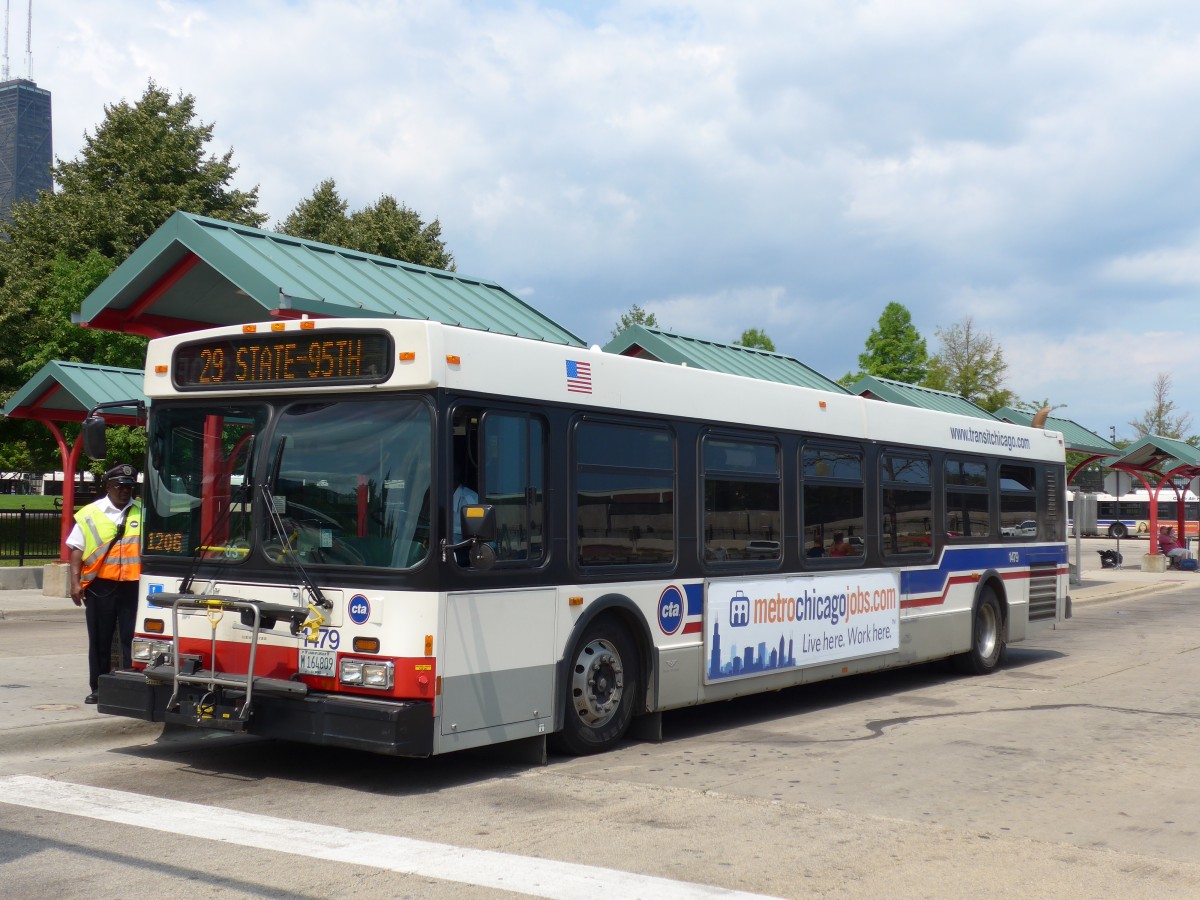 (153'149) - CTA Chicago - Nr. 1479/M 164'809 - New Flyer am 18. Juli 2014 in Chicago, Navy Pier