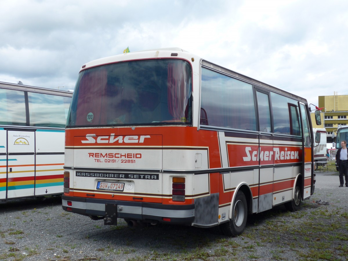 (153'848) - Aus Deutschland: Scher, Remsched - SW 07'149 - Setra am 16. August 2014 in Altsttten, Allmendplatz