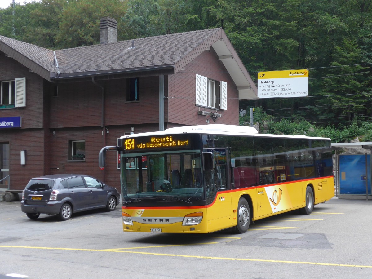 (154'672) - Flck, Brienz - Nr. 0/BE 13'878 - Setra am 30. August 2014 auf dem Brnigpass