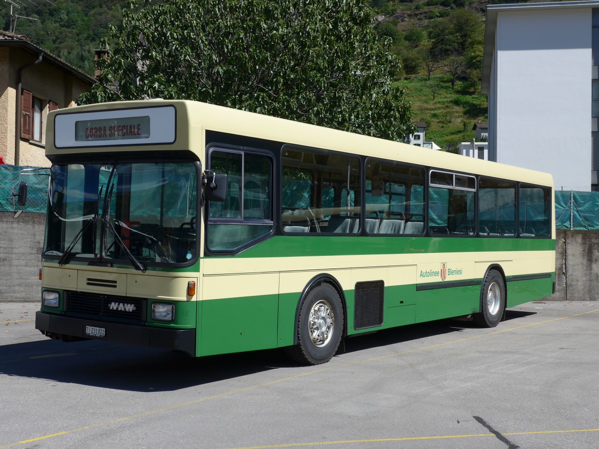 (154'800) - ABl Biasca - Nr. 22/TI 231'022 - NAW/Hess (ex Nr. 12) am 1. September 2014 in Biasca, Garage