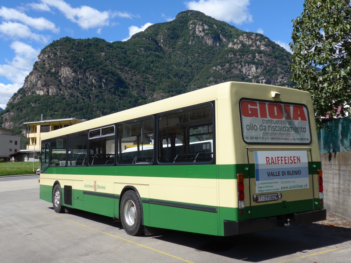 (154'801) - ABl Biasca - Nr. 22/TI 231'022 - NAW/Hess (ex Nr. 12) am 1. September 2014 in Biasca, Garage