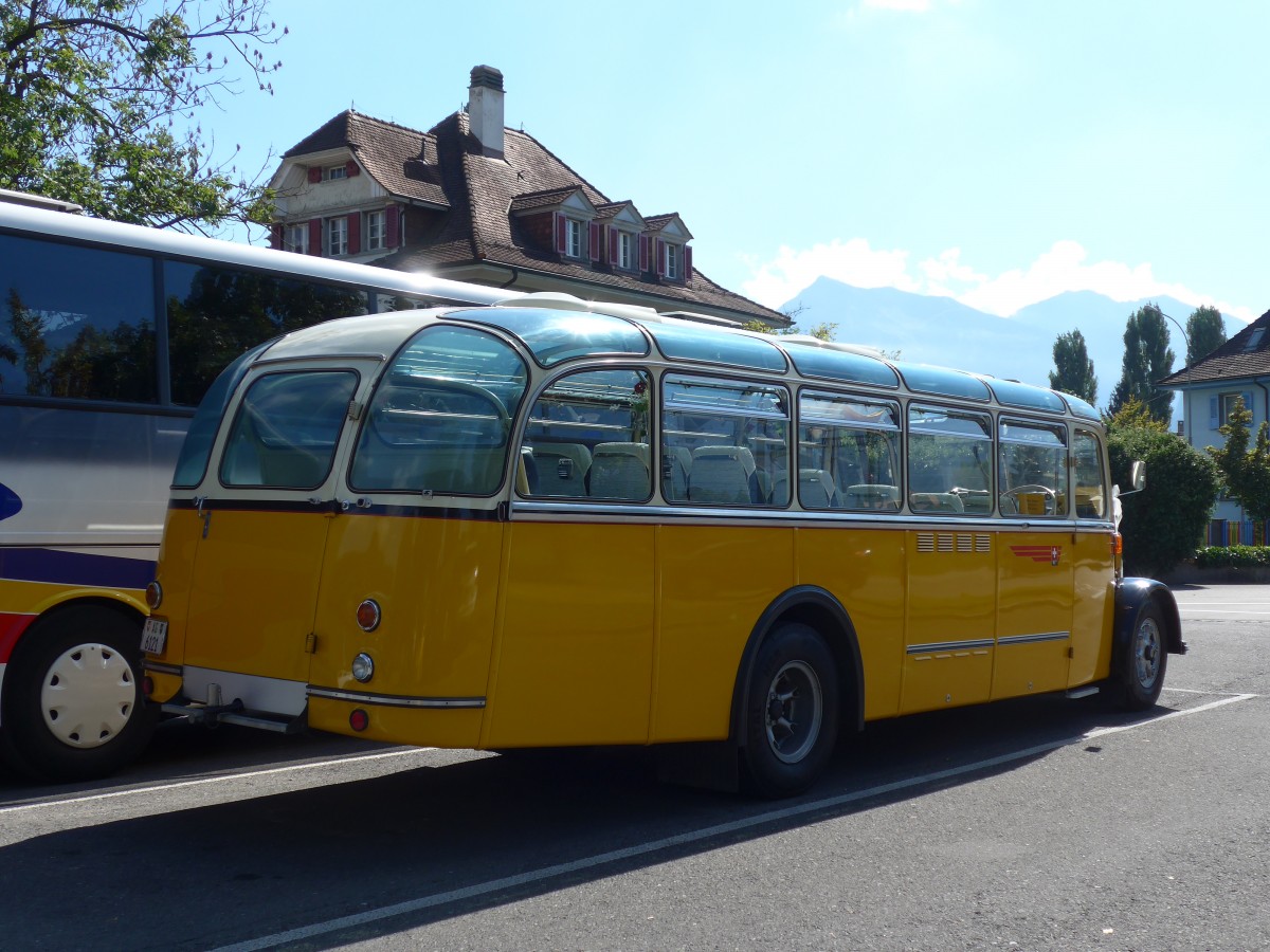 (155'247) - Tschannen, Zofingen - AG 6121 - Saurer/Tscher (ex Luk, Grsch) am 14. September 2014 in Thun, Seestrasse