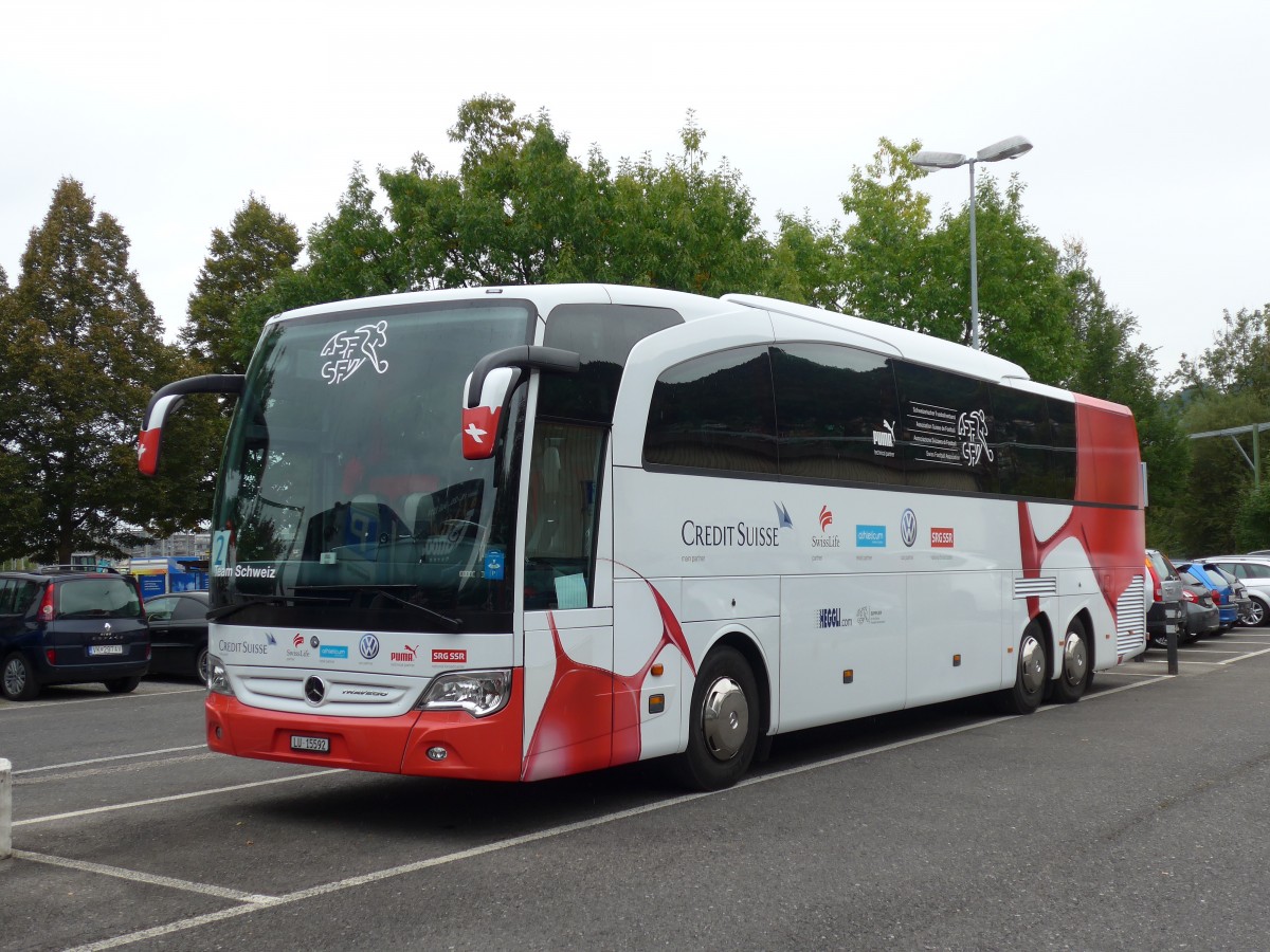 (155'275) - Heggli, Kriens - LU 15'592 - Mercedes am 18. September 2014 in Thun, Seestrasse