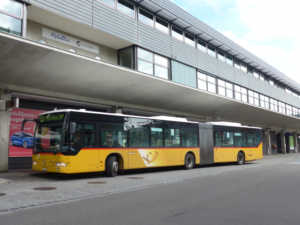 (156'249) - Ryffel, Uster - Nr. 201(23)/ZH 26'345 - Mercedes am 28. Oktober 2014 beim Bahnhof Uster