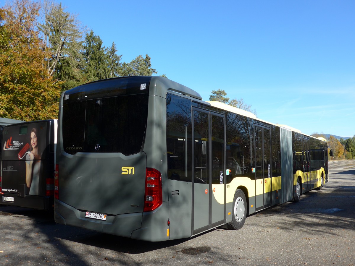 (156'397) - STI Thun - Nr. 161/BE 752'161 - Mercedes am 1. November 2014 in Thun, Waffenplatz