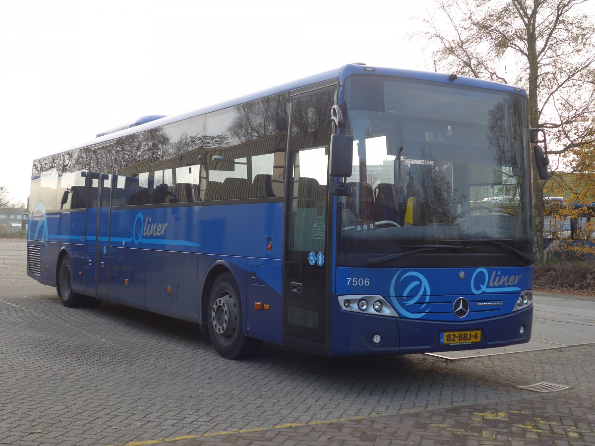 (156'971) - ARRIVA - Nr. 7506/82-BBJ-4 - Mercedes am 20. November 2014 in Hoogeveen, Garage