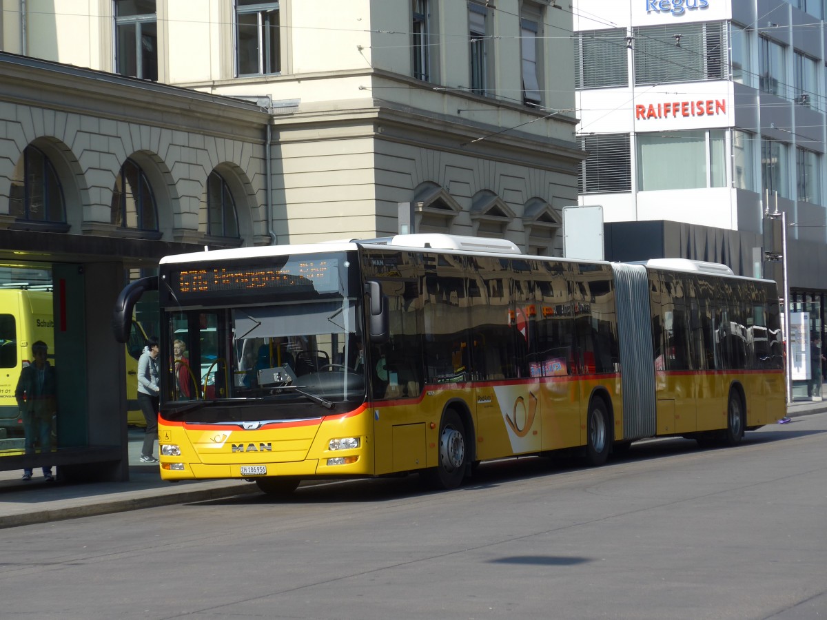 (159'427) - Moser, Flaach - Nr. 293/ZH 186'956 - MAN am 19. Mrz 2015 beim Hauptbahnhof Winterthur