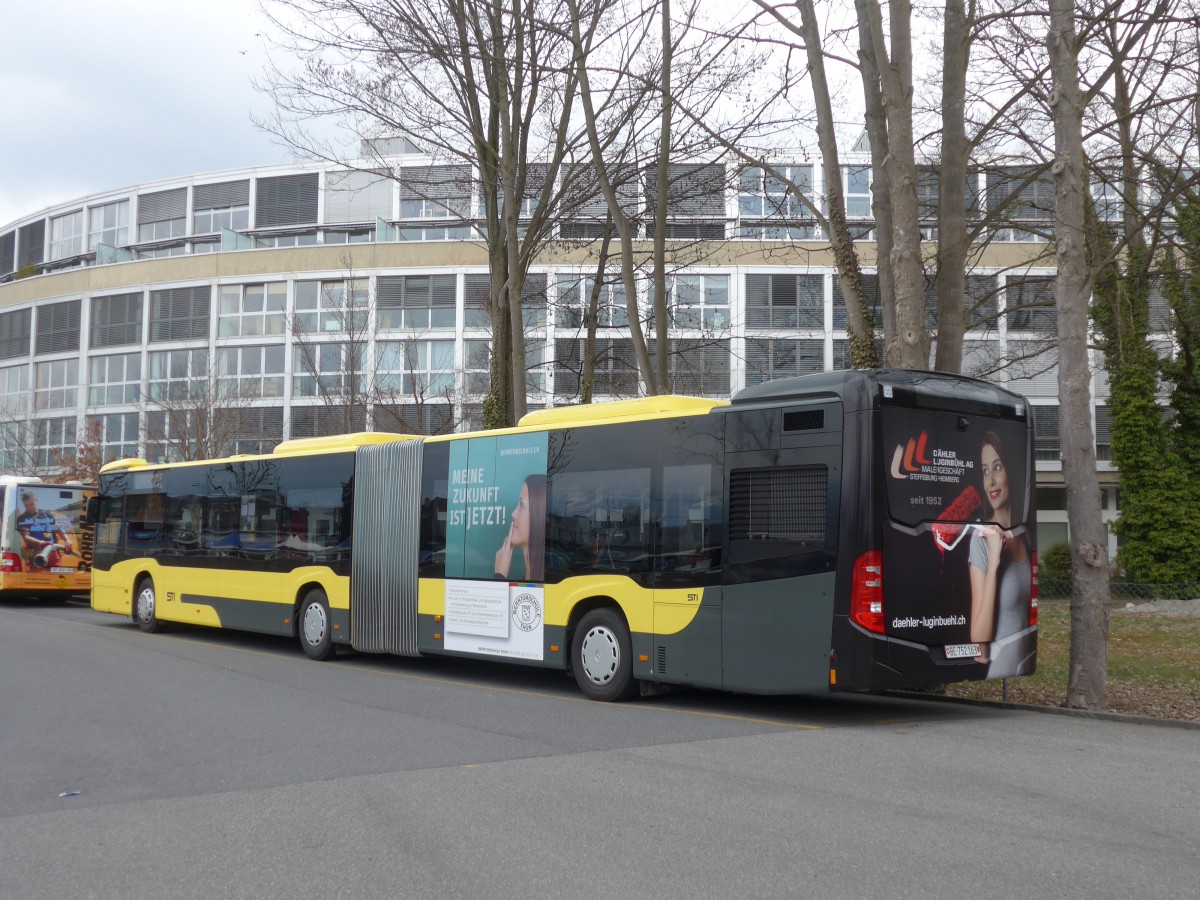 (159'432) - STI Thun - Nr. 163/BE 752'163 - Mercedes am 25. Mrz 2015 bei der Schifflndte Thun