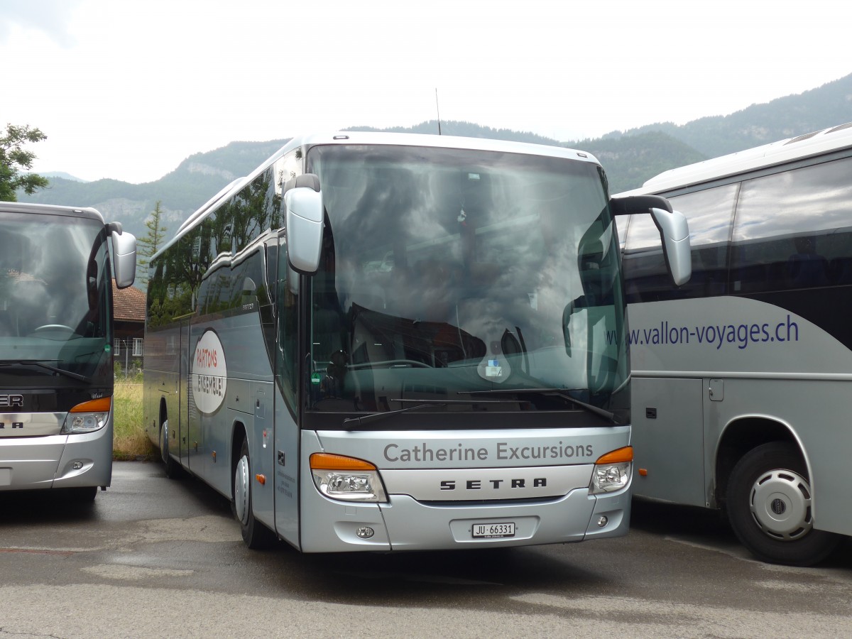 (162'391) - Chappuis, Vicques - JU 66'331 - Setra am 20. Juni 2015 in Meiringen, Balm