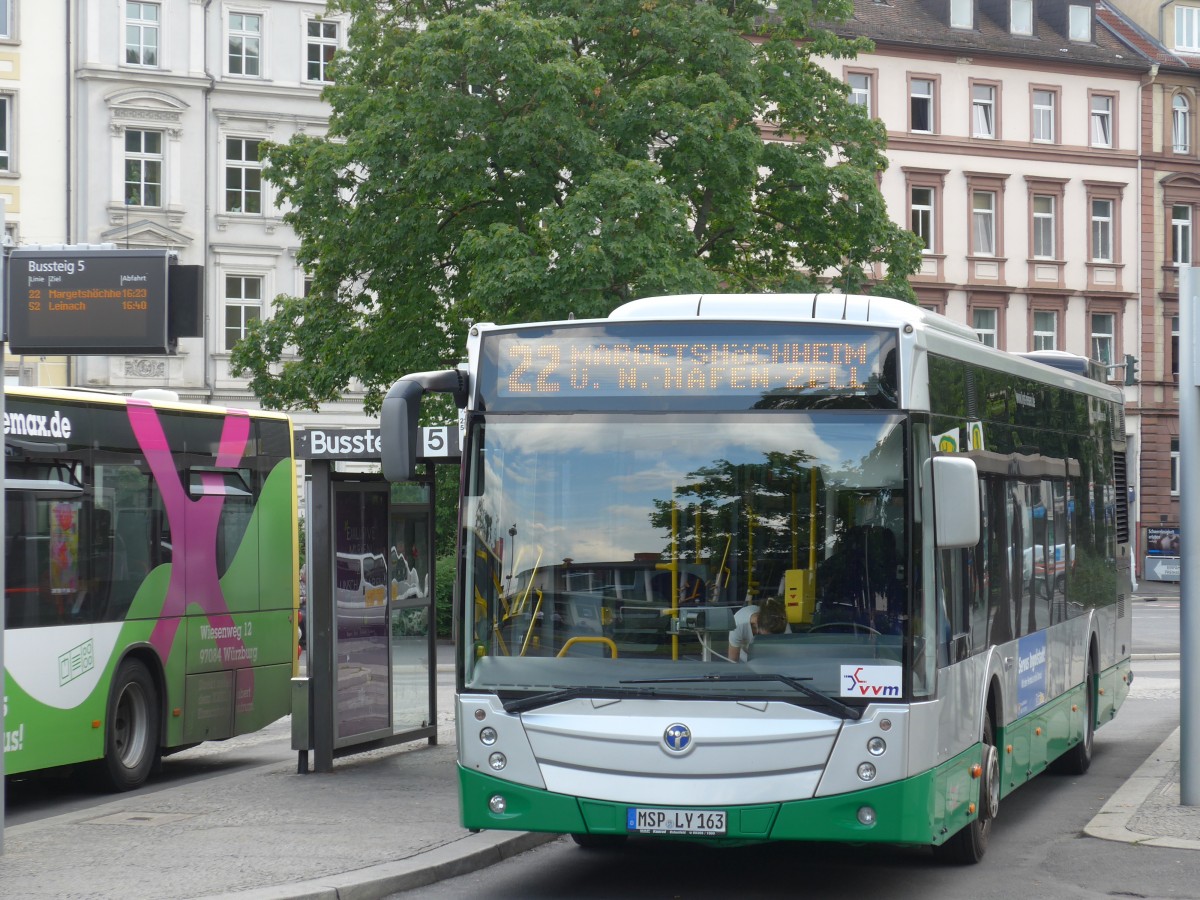 (162'728) - Lyst, Zellingen - MSP-LY 163 - Temsa am 27. Juni 2015 beim Bahnhof Wrzburg