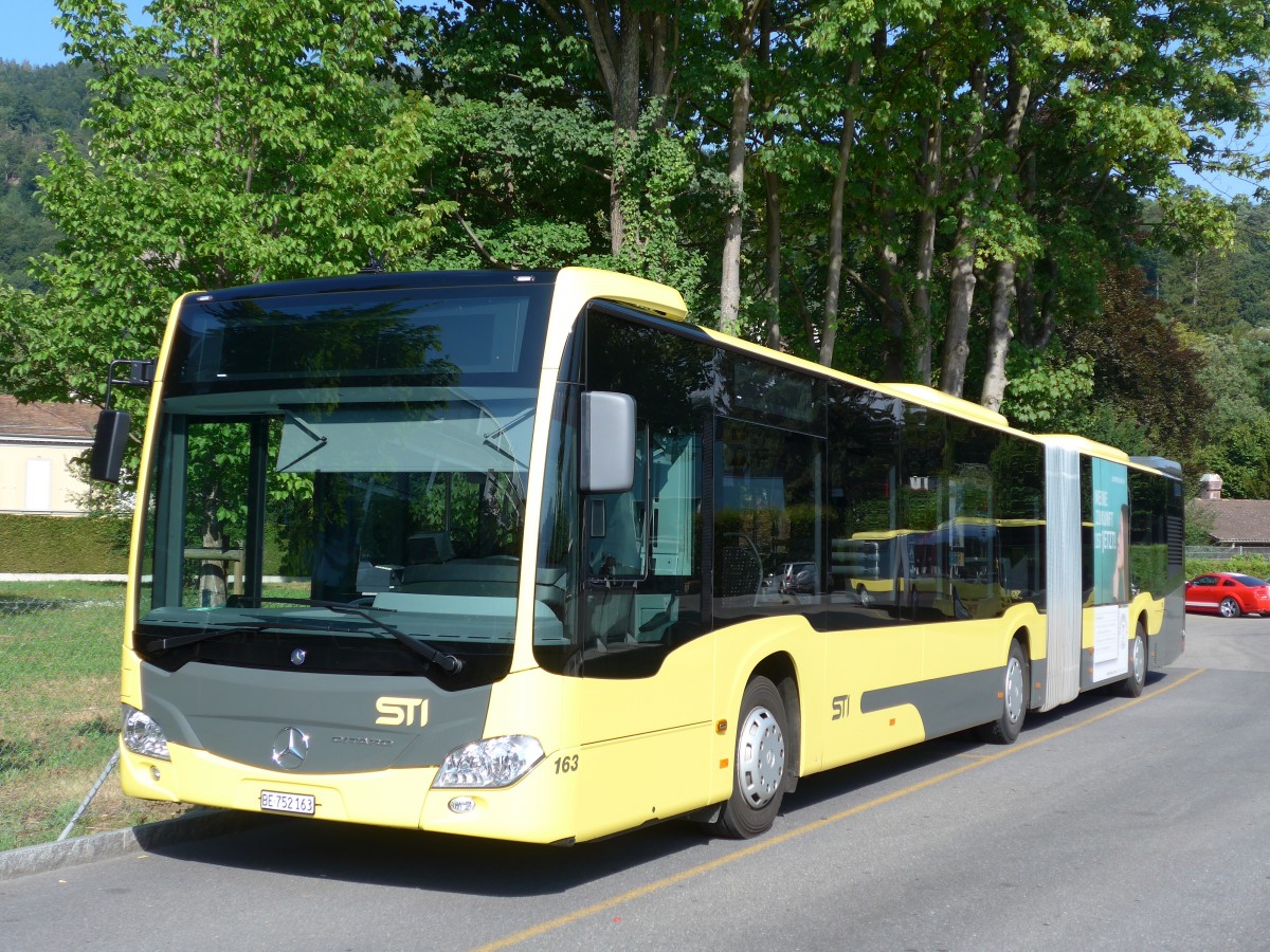 (163'301) - STI Thun - Nr. 163/BE 752'163 - Mercedes am 8. August 2015 bei der Schifflndte Thun