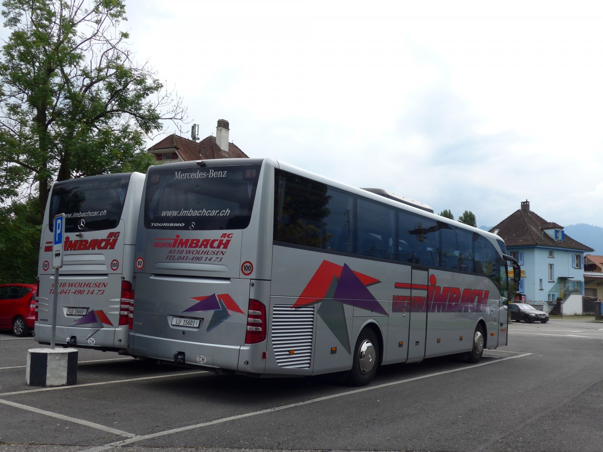 (163'647) - Imbach, Wolhusen - LU 15'601 - Mercedes am 18. August 2015 in Thun, Seestrasse