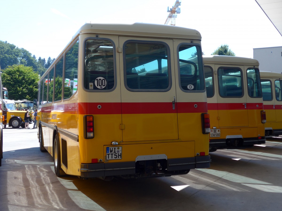 (164'140) - Aus Deutschland: Wittgen, Wiesbaden - WI-TT 5H - Saurer/Tscher (ex Schr, Aegerten; ex P 24'239) am 29. August 2015 in Oberkirch, CAMPUS Sursee