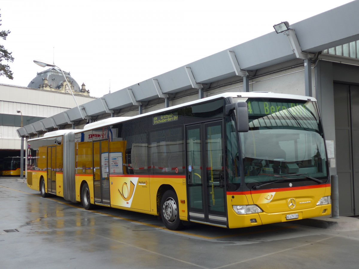 (164'612) - PostAuto Nordschweiz - AG 479'338 - Mercedes (ex SO 149'615) am 13. September 2015 in Bern, Postautostation