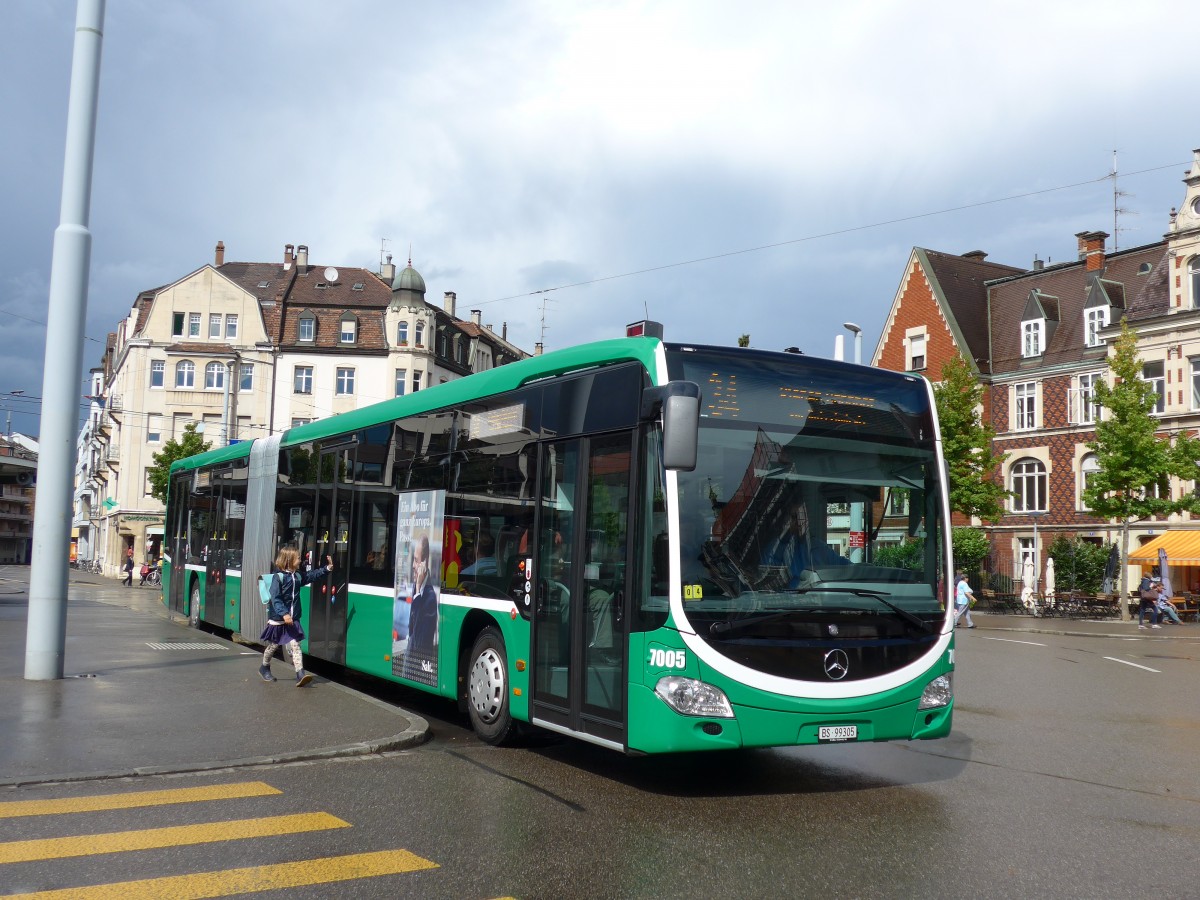 (164'710) - BVB Basel - Nr. 7005/BS 99'305 - Mercedes am 14. September 2015 in Basel, Wettsteinplatz