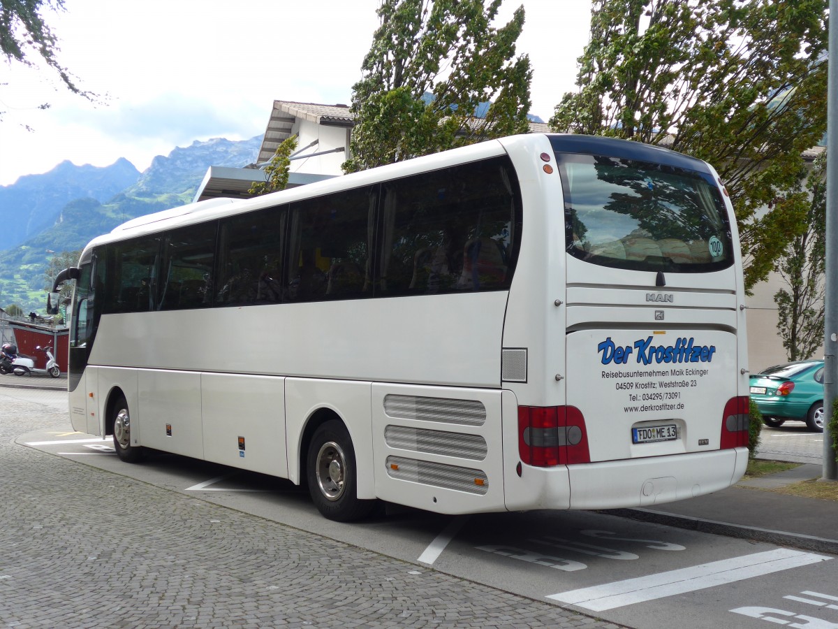 (164'888) - Aus Deutschland: Eckinger, Krostitz - TDO-ME 13 - MAN am 16. September 2015 beim Bahnhof Flelen